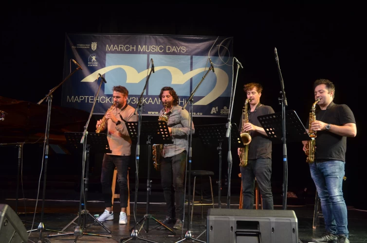SIGNUM Saxophone Quartet and Kai Schumacher at the Goldberg Nights Concert