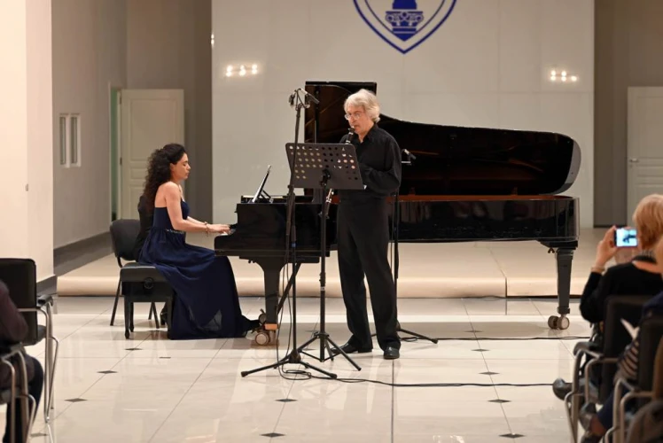 Clarinetist Rosen Idealov and pianist Nadezhda Tsanova